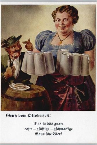 Kellnerin - Berufe - Pfeife - Verlag Lengauer Nr. 56