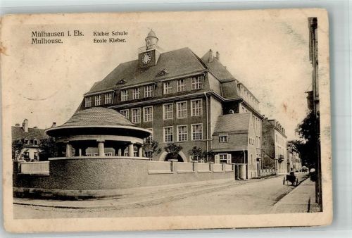 Mulhouse 1914 Kleber Schule Feldpost WK I