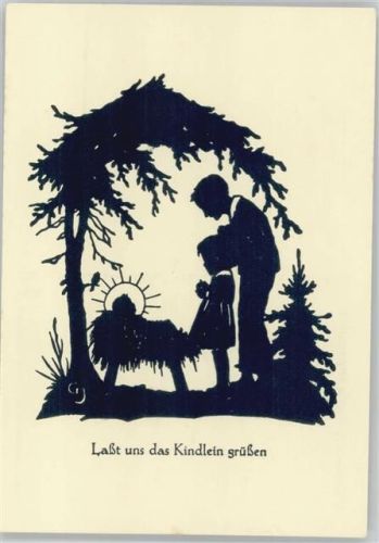 sign Gertrud Januszewski - Christkind Weihnachten - Nr. 69 Christkönigswerk vom weißen Kreuz