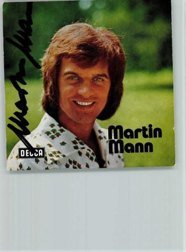 Martin Mann Original Autogramm