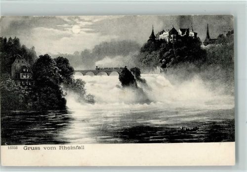 Schaffhausen Gruss vom Rheinfall