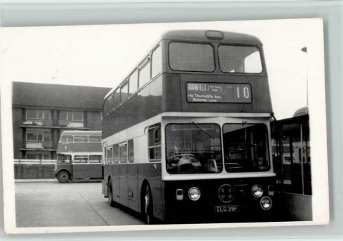 Privatfoto - ca 1960 Doppeldecker Bus im Nahverkehr
