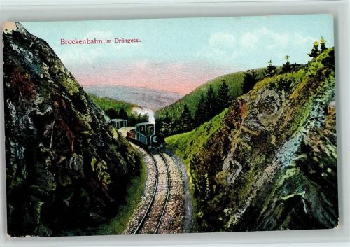 Brockenbahn im Drängetal - Ecke geschürft