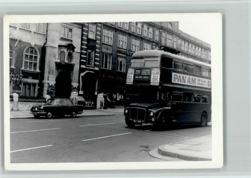 Privatfoto - ca 1960 Doppeldecker Bus im Nahverkehr