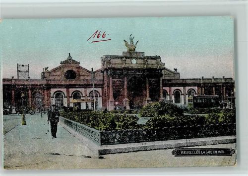 1915 La Gare du Midl - Straßenbahn