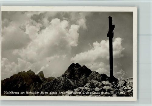 1931 Gipfelkreuz am Hafelekar AK