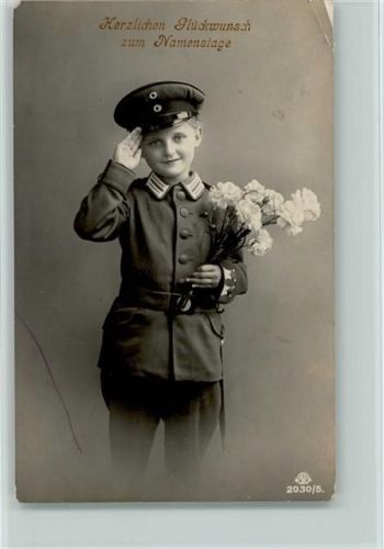 1917 Serie 2030-5 Namenstag - Hand zum Gruß Foto AK