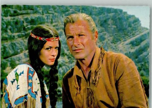 Lex Barker und Marie Versini - Karl May Film