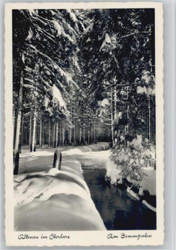 Altenau Dammgraben Winter