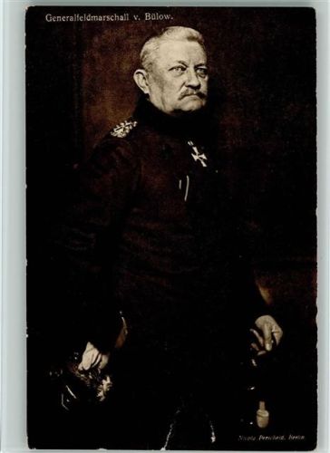 Generaloberst von Bülow Wohlfahrts AK für Veteranen General