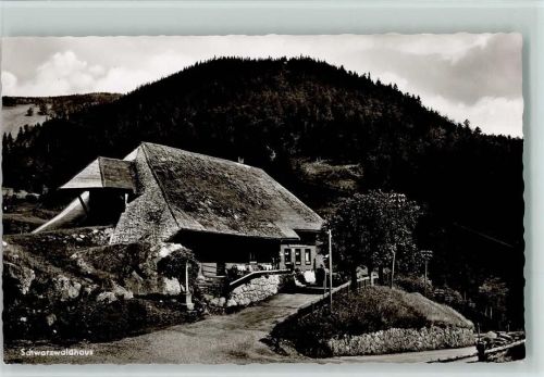 Bauernhaus mit Scheuneneingang Foto AK