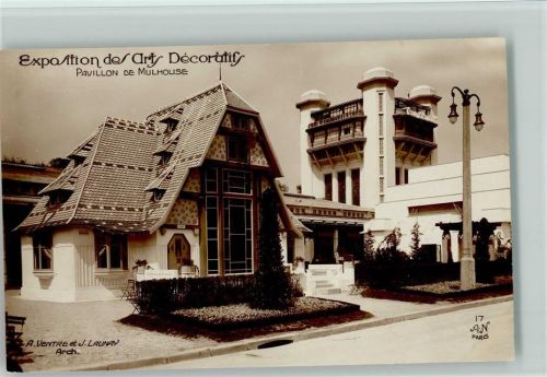 Nr. 17 A.N. Paris Ausstellung - Exposition des Arts Decoratifs 1926 , A. Ventre et J. Launay Architekten