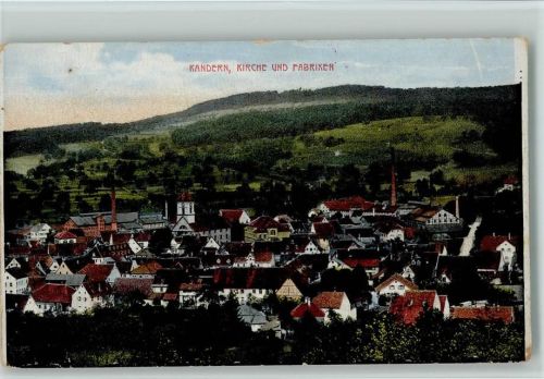79400 W7842 Kandern - Kirche Fabriken