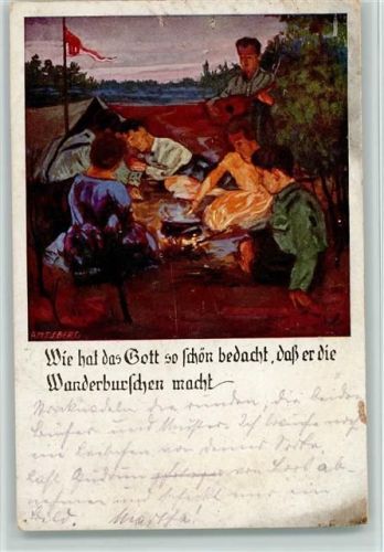 Am Lagerfeuer - Deutsche Turnerschaft Nr. 14 AK