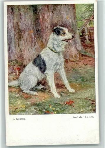 Wiener Künstler Nr. 1038 - Kanopa - "Auf der Lauer"