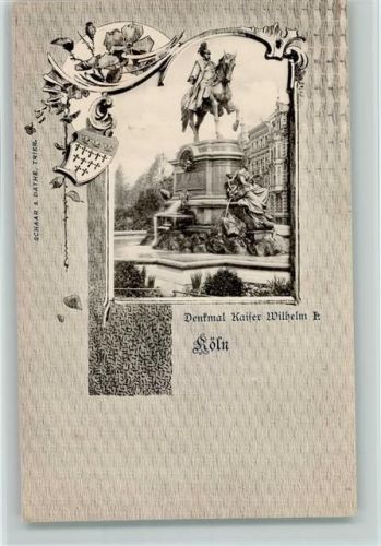 Köln Stadt Denkmal Kaiser Wilhelm I