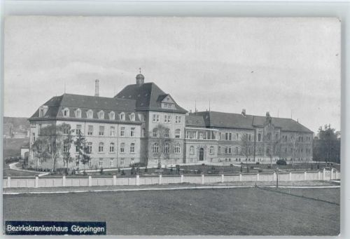 Göppingen 1917 Bezirkskrankenhaus