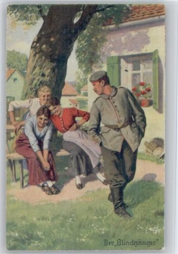 Karte Nr. 8 - Der Blindgänger - Soldatenliebe - Immer Fachmann Serie