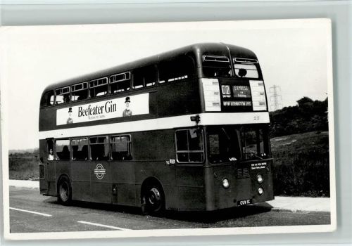 Privatfoto -1955 Doppeldecker in England