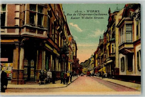 67547 W6520 Worms - Kaiser Wilhelm-Straße Zeitschriftenständer Schäferhund