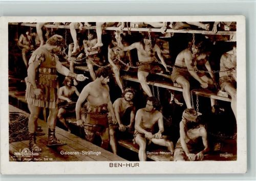 Ramon Novarro Galeeren-Sträflinge Ben Hur Verlag Ross