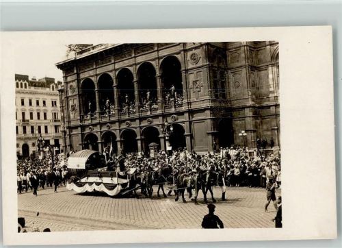 Wien 1928 - X. Dt. Sängerbundesfest - Festzug Foto AK