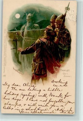 1902 Hamlet - Tuck AK Shakespeare Nr. 854