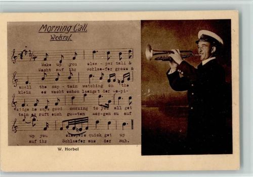 1928 Morning Call - Weckruf - Trompeter W. Horbel