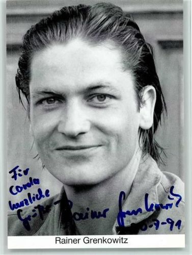 Rainer Grenkowitz 1991 Original Autogramm