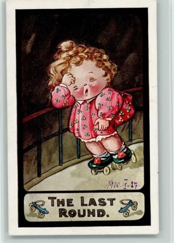 1927 Kute Kiddies Serie Nr. 624 Comik - The last Round