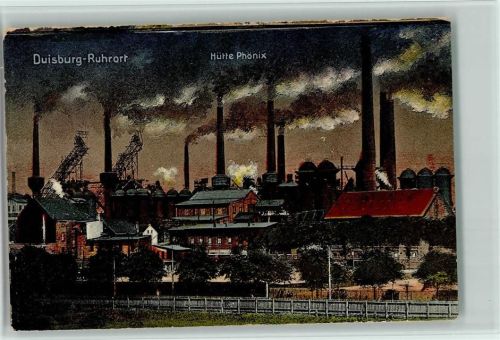 Duisburg Hütte Phönix ca 1915 AK