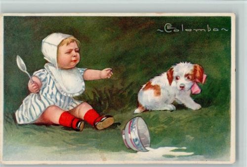 Serie 620-2 Baby und Hund