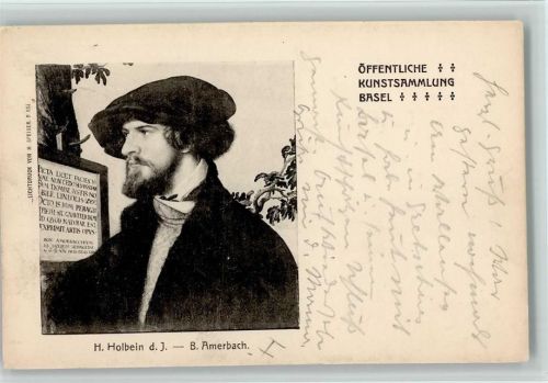 Öffentliche Kunstsammlung in Basel - Holbein 1905 AK