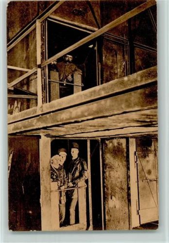 Einfahrt in den Schacht, Berufe ca 1918 AK