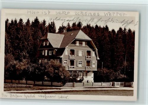 Königsfeld 1928 Haus Westend, Verlag Seiler , gute Erhaltung AK