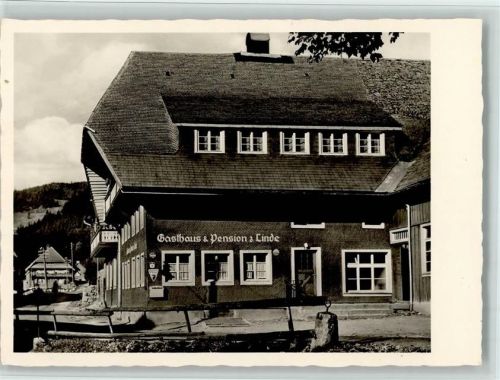 Menzenschwand 1953 Gasthaus zur Linde, gute Erhaltung AK