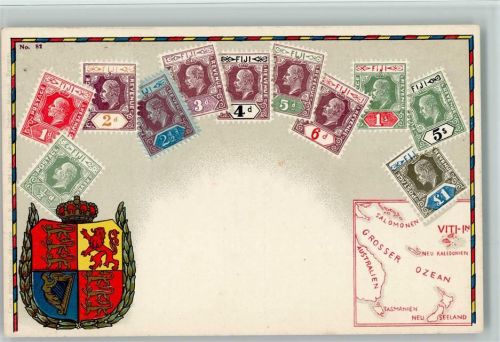 Nr. 82 Wappen, litho - Fiji Briefmarkenabbildung