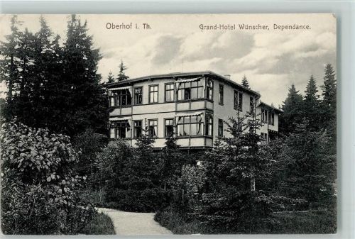 Oberhof Grand Hotel Wünscher ca 1910 AK