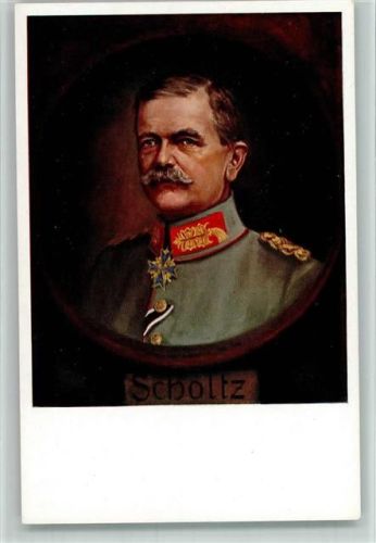 Scholtz mit Orden - Porträt General