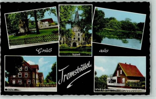 22967 W2071 Tremsbüttel - Ehrenmal Schloß Lasbeker See Schule Spar-Lebensmittel-Feinkost Emil Zöftig Mehrfachaufnahme