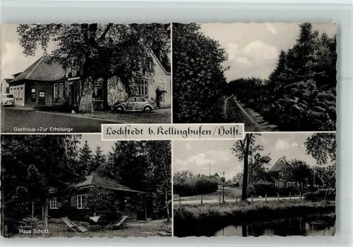 Lockstedt VW Käfer Gasthaus zur Erholung von H. Stahl Haus Schott Liegestuhl