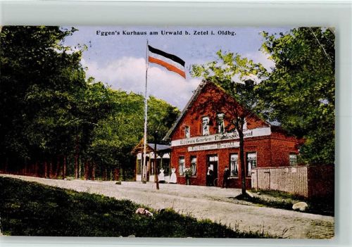 Zetel 1912 Eggens Kurhaus Etablissement am Urwald