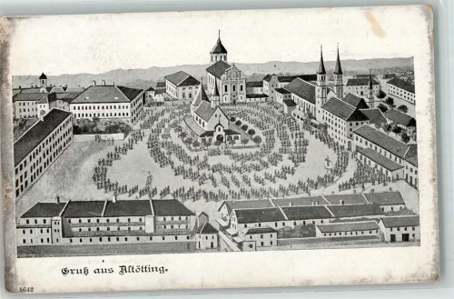 Altötting Kapellplatz Prozession
