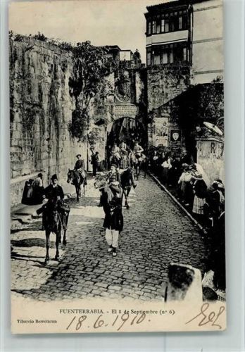 1910 Nr. 6 - 8. September - Parade - Einnerung an den Sieg Span.-Franz. Krieg 1635-1659 Belagerung und Sieg