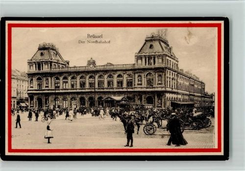 Umrandung schwarz-weiß-rot - Nordbahnhof , Straßenbahn
