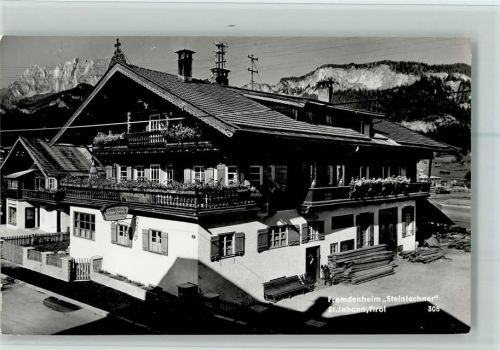 St. Johann Pension Steinlechner - Jöchler Karte 305 - gute Erhaltung