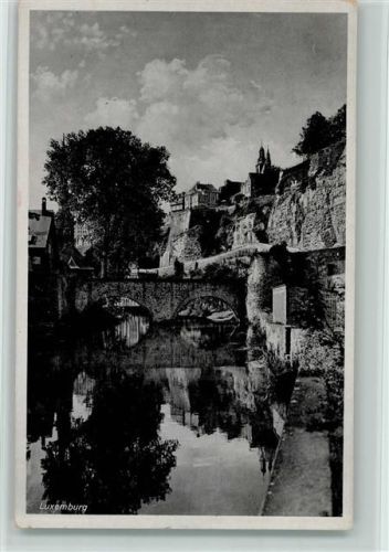 Luxembourg Luxemburg - Ortsansicht Brücke