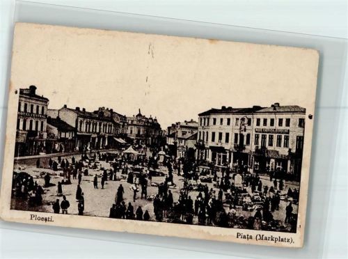 1918 Piata - Marktplatz - Marktszene
