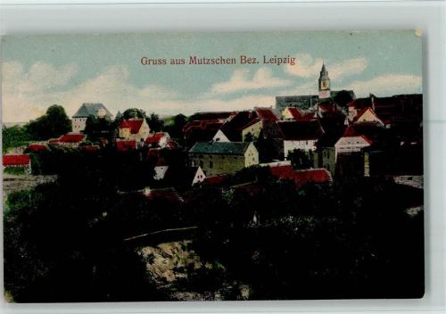 04688 O7244 Mutzschen 1907 - Teilansicht AK