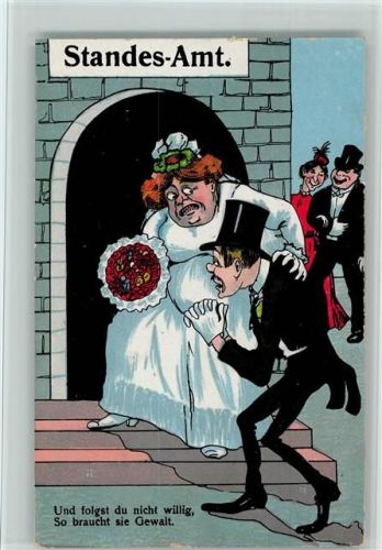 Standesamt - Bist du nicht willig - Hochzeit - gute Erhaltung Ehe